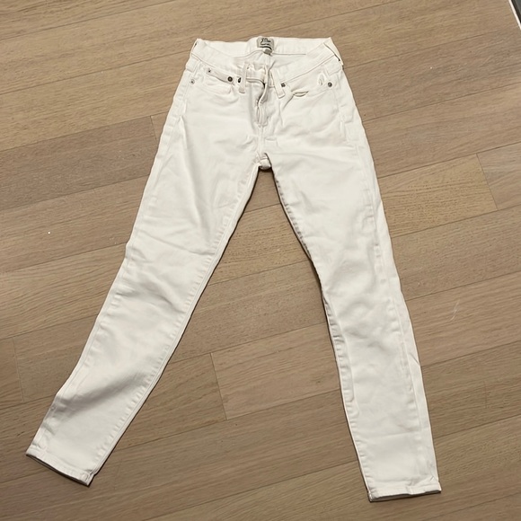 J. Crew Denim - JCrew toothpick white jeans - size 25
